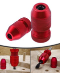 Adjustable Drill Depth Stop Collar Set For Drill Bits, Aluminum Ring Fits 5/64 to 3/16 Inch and 15/64 to 7/16 Inch