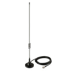 Wide Range Ham And Police Scanner Antenna With Magnetic Base, 20MHz To 1300MHz, 50 Ohm Impedance, BNC Male Connector, 47cm High, 3m RG58 Cable