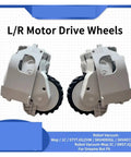 Left And Right Motor Wheel Parts For Robot Vacuums Compatible With Xiaomi And Mijia 1C 2C STYTJ01ZHM LR 2Pcs shown front view