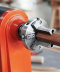 Premium Pen Plus Jaws For Woodturning Lathe Chuck Compatible With Ck100 Series, securing a wood blank.