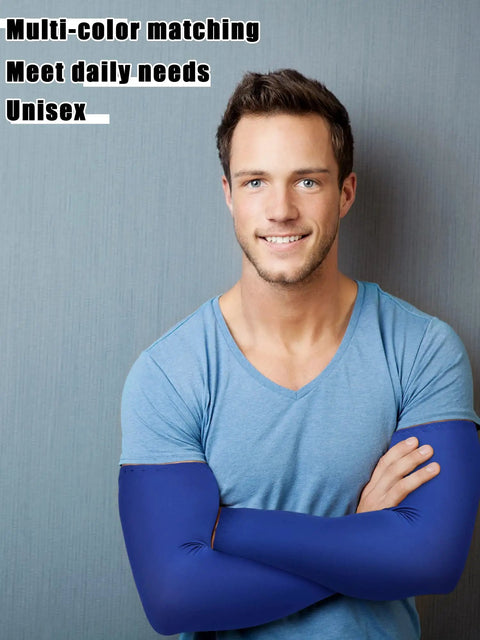 Keep Your Arms Cool With These Dope 10 Pack Uv Protection Sleeve Covers Crafted From Breathable Ice Silk Fabric That Wicks Moisture Fast While Providing A Snug Fit To Hide Tattoos During Summer Workouts Or Road Trips