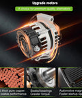 Alternator Replacement For Chevrolet HHR 2008 2009 2010 2011 2.2L 2.4L 12V 130Amp CW S5 Pulley High Output Charging