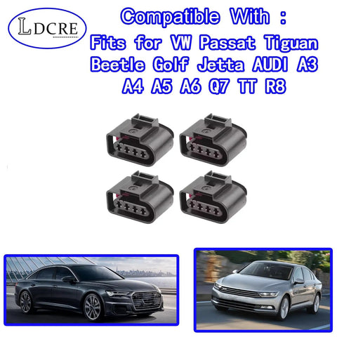 Ignition Coil Connector Repair Kit For VW And Audi 4B0973724 Plug And Play Harness Replacement Fits Passat Beetle Golf Jetta