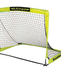 Portable Backyard Soccer Goal Small Size Pop Up With Quick Setup Durable Fiberglass Frame All Weather Practice Net Front View