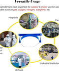 Rugged Built To Last Heavy Duty Steel Gas Cylinder Rack With 10.6 Inch Inlet Diameter And Fixed Shelf Organizer Designed For Hospitals And Factories