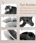 Transmission Variation Kit GT79362 MIA12755 and Primary Pulley Kit GT79398 MIA13031 for John Deere lawn tractors close-up