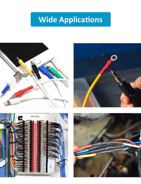 650 Pcs Heat Shrink Tubing Assortment Kit 2 To 1 Shrink Ratio Pro Grade Electrical Cables And Wires Insulation Protection