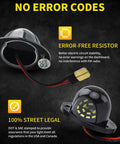 Bright LED License Plate Lights For Dodge Ram Pickup 1994-2001 1500 2500 3500 Pack Of 2 error-free resistor street legal
