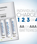 All In One Power Pack Battery Kit With 8 AA And 2 AAA NiMH Rechargeables, C And D Adapters, Advanced Charger, And Rugged Storage Case