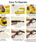 Instructions for operating the Heavy Duty Steam Cleaner With 2L Water Tank, 28 Piece All In One Multipurpose Kit For Grout and more.