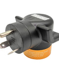 Slick Nema TT-30P to 14-50R EV Charging Adapter with solid copper terminals for seamless charging.