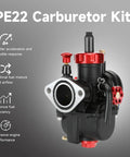 PE22 Carburetor Kit Fits Predator 212cc And 196cc OHV Engines Plus 110cc To 125cc Pit Dirt Bikes Go Karts ATVs Tao Tao Coolster