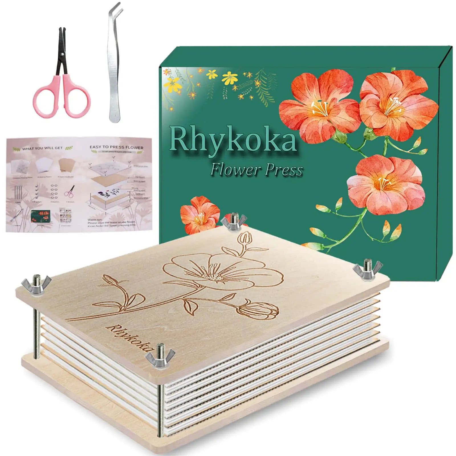 Pro Grade Eight Layer Flower Press Kit ✓