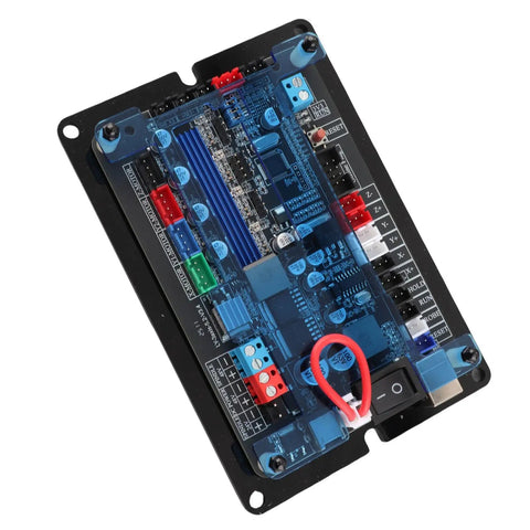 Upgrade Your Workshop With This Badass 32 Bit GRBL Controller Board For 3 Axis CNC Woodworking And Stepper Motor Control showing circuits and connections.