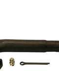 Chevy K1500 Steering Tie Rod End ES2836RL with greaseable socket, debris shield, Belleville washer, bolt, nut, and pin