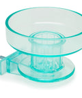 Twist And Lock Bird Bath For Small To Medium Birds Like Lovebirds Canaries Finches Parakeets And Cockatiels, Durable Plastic Self Service Bath.
