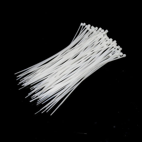 1000 Pcs Self Locking Zip Ties 6 Inch Nylon Cable Ties White Heavy Duty All Weather Indoor Outdoor Use DIY Ready For Home Office Garage Workshop Projects And Cable Management