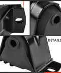 Close-up of Two Piece Front Engine Motor Mount Set For Jeep Wrangler 1991-1995, Cherokee 1987-2001, Comanche 1987-1992, Wagoneer 1987-1990