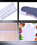 Collage showing uses for Two Pack High Density UPE Plastic Block 2 Inch Thick 6 Inch Long 3 Inch Wide for Machining and Engineering Projects