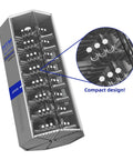 Detail of All In One Pro Grade 142 In 1 Precision Screwdriver Set Magnetic Repair Tool Kit with compact bit holder case.