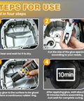 Steps for use of Heavy Duty RTV Gasket Sealant And High Temp Black Silicone Adhesive For Gearboxes Axles Pumps Superchargers