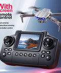 Drone With Screen Controller And Two Batteries, Altitude Hold, One Key Takeoff And Landing, Active Obstacle Avoidance