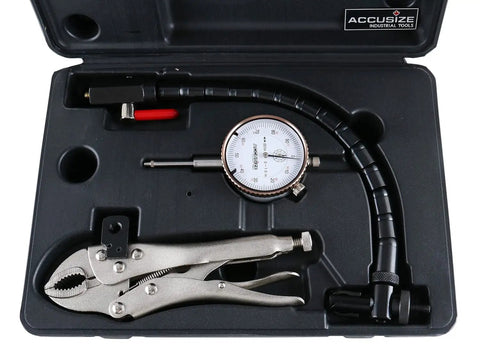 Disc And Rotor Pro Grade Ball Joint Gauge Set For Wheel Runout And Tire Checks With 0 To 1 Inch Dial Gauge Flexible Arm And Vise Grip State Inspection Ready Meets Wheel Rim Runout Standards And Backlash Checks For Accurate Service Notes