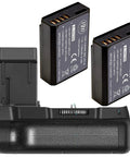Battery Grip Kit For Canon EOS Rebel T3 T5 T6 1100D 1200D 1300D Digital Cameras With Vertical Grip Includes 2 LP-E10 Batteries