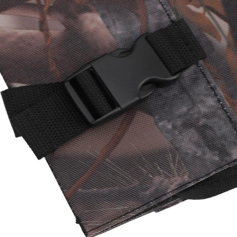 Trail Ready Lightweight Breathable Polyester Snake Gaiters buckle detail leaf print design