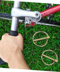 Heavy Duty Lynch Pin Kit 12 Piece Assortment For Trailers Tractors Trucks Lawn Mowers Lock Clips Easy Installation Reliable Beefy Steel Pins For Quick Release And Secure Fit In Hauling Towing. Lynch pin on bike hitch