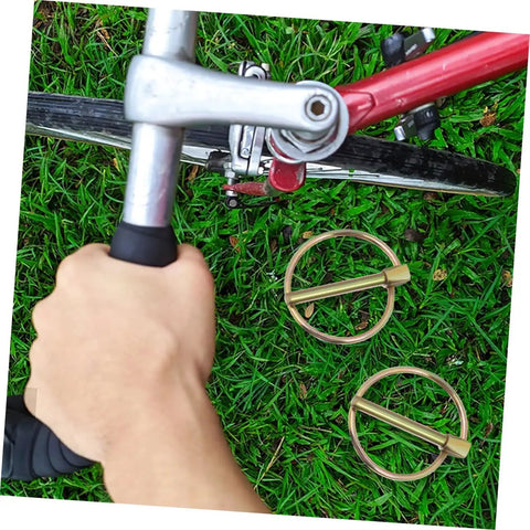 Heavy Duty Lynch Pin Kit 12 Piece Assortment For Trailers Tractors Trucks Lawn Mowers Lock Clips Easy Installation Reliable Beefy Steel Pins For Quick Release And Secure Fit In Hauling Towing. Lynch pin on bike hitch
