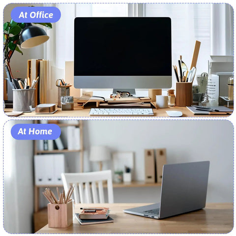 4 Pack Black Desk Grommets For Cable Management 1 And A Quarter Inch 32mm Flexible Silicone Wire Hole Covers on desks at office and home