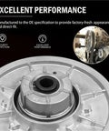 Gas Golf Cart Clutch Kit For 4 Cycle 1991 Up And 2 Cycle 1989 1994 36 Degree Secondary Rear Driven Clutch Replacement Easy