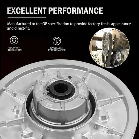 Gas Golf Cart Clutch Kit For 4 Cycle 1991 Up And 2 Cycle 1989 1994 36 Degree Secondary Rear Driven Clutch Replacement Easy
