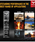 Image of Triax Nano XP ultra heavy duty grease tube for 5th wheels with various applications including military and agriculture.