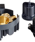 Rite-Temp Pressure-Balancing Valve Body And Cartridge Kit For Shower System, 5.0 GPM Flow, Half Inch Universal NPT And Sweat Inlets