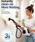 Lightweight Handheld Steam Cleaner With 400Ml Tank And Safety Lock, cleaning wall mold with steam in three seconds.