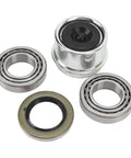 BeefedUp Heavy Duty Trailer Wheel Hub Bearings Kit With L44643 And L44610 Bearings, Dust Cap, Grease Seal for 1 Inch Axle