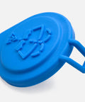 BMW Mini Windshield Washer Fluid Reservoir Cap Direct Fit Replacement For 2005-2019 Models, blue plastic cap close-up
