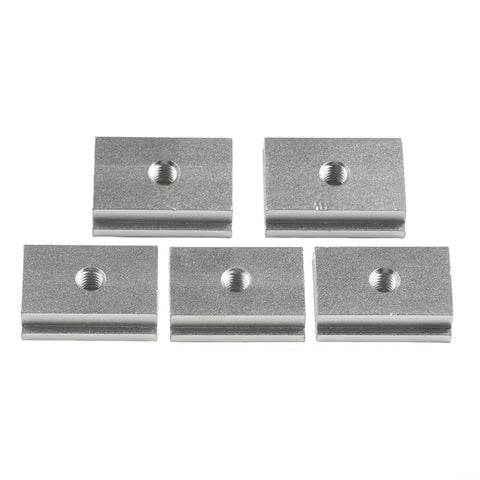 5 aluminum alloy slider nuts for T slot woodworking systems for thirty and forty five type extrusions M6 M8 threaded hardware