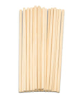 Dead Smooth Finish 1/4 Inch By 12 Inch Wooden Dowel Rods Pre Sanded Bark Free Hardwood Craft Sticks ready for DIY projects.