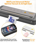 Hella Tough Vacuum Sealer Crushes The Preservation Grind With A Savage 80Kpa Suction. Compact design and advanced motor for airtight seal.