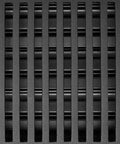 Front view of Dope Cast Aluminum Contemporary Black Vent Cover 4x14 For Floor Or Wall Registers With Adjustable Dampers