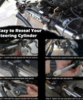 Front Mount Hydraulic Steering Cylinder Seals Kit With Pin Wrench HS5157 For Seastar HC5345 installation steps on boat