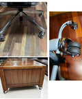 Swap Old Office Chair Wheels With This Set Of Five Slick Dual Wheel Casters That Roll Smooth And Silent On Wood Or Carpet Featuring Secure Threaded Stems For Easy Swapping.