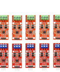 TTL To RS485 Converter Module Kit 1 to 10 pieces with MAX3485 MAX13487 transceiver, side by side on white background