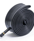 Heavy Duty Inner Tube Fits 20x1.75 To 2.25 For Road, Mountain And City Bikes With Schrader Valve AV32mm coiled view