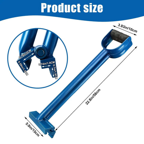 Pro Grade Standing Seam Roof Hand Seamer 475 Heavy Duty 2 In 1 Sheet Metal Bender 5.9 In x 22.8 In dimensions