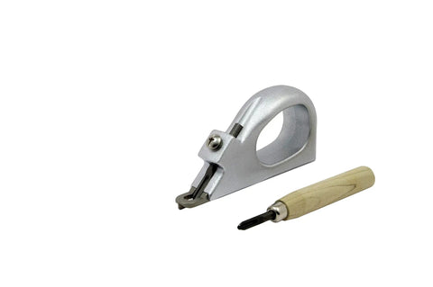 Super Limited Long Sheet Groove Cutting Tool YK100C 100g Precision Grooving Tool For Deep Cuts 0.9 X 4.1 X 2.1 Inches, silver tool and handle