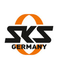 SKS Germany logo with orange and black design elements on a white background.